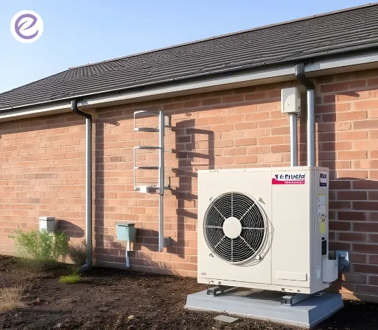 free air source heat pump installed in Hull
